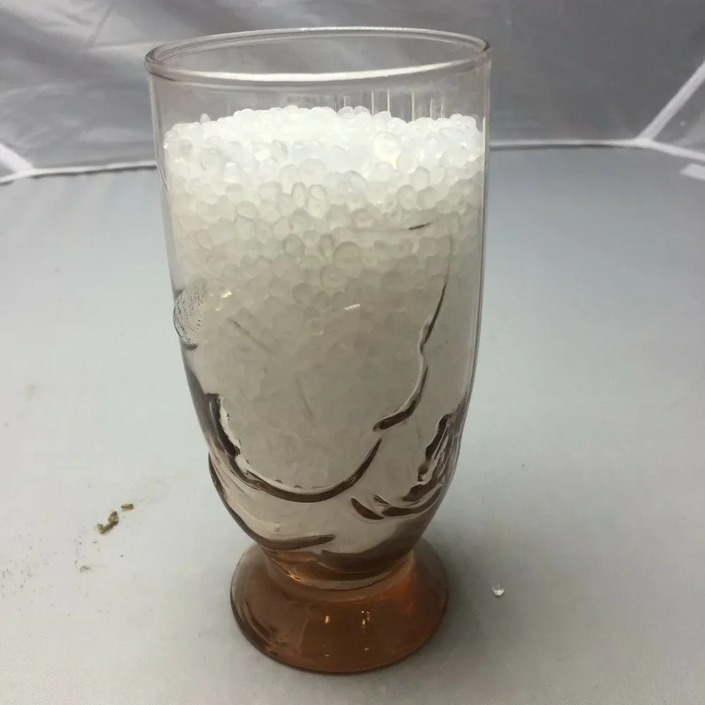 Walt Disney Pluto Embossed Amber Glass Pedestal Cup Drinking Glass Silhouette